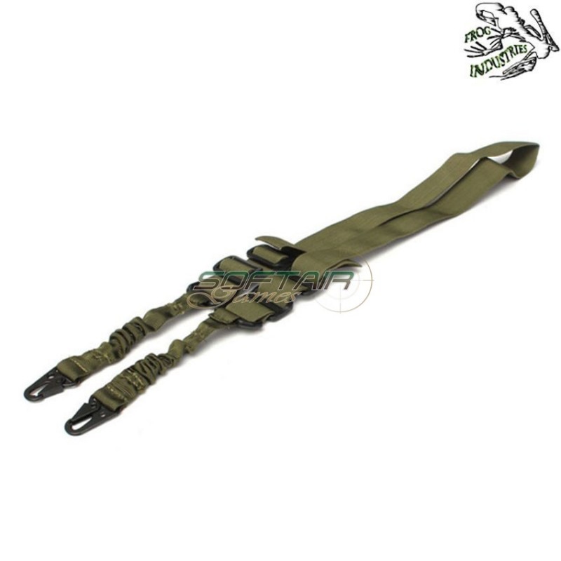 Bungee Sling Two Points Green Frog Industries® (fi-wo-sl08v/000426-od) Bungee Sling Two Points Green Frog Industries® (fi-wo-sl08v/000426-od)