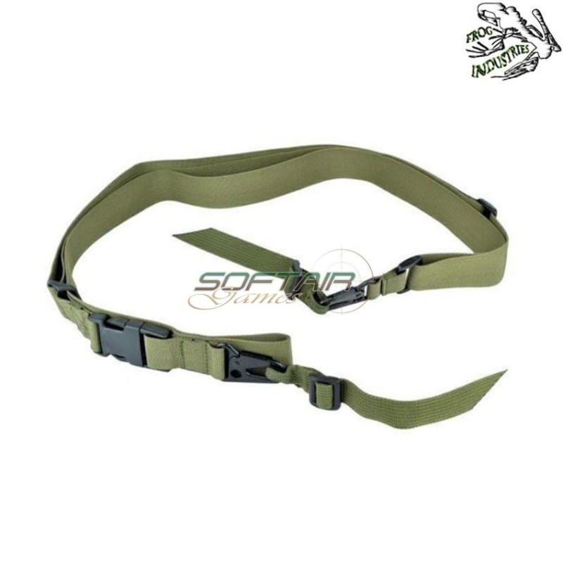 Cinghia Tre Punti Verde Type Beta Frog Industries® (fi-wo-sl10v)