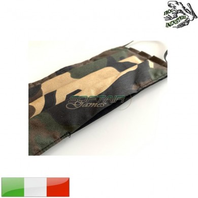 Mascherina portafiltro forest camo frog industries® (fi-mask-fc)
