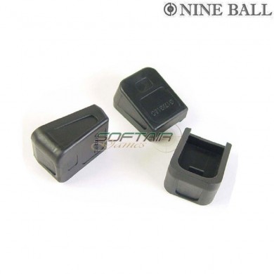 3 piece set magazine bumber black g17/g18c gbb nine ball (nb-175095)