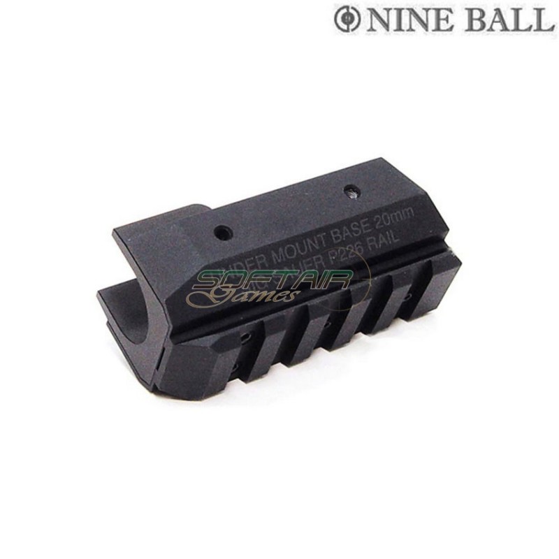 P226 gbb under mount base black nine ball (nb-588581)