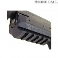 P226 gbb under mount base black nine ball (nb-588581)