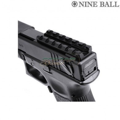 Direct mount base mount black glock nine ball (nb-179505)