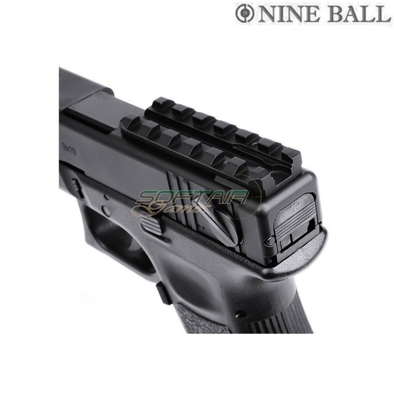 Direct mount base mount black glock nine ball (nb-179505) Direct mount base mount black glock nine ball (nb-179505)