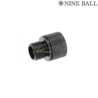 Adattatore silenziatore black mk23 sas 14mm ccw nine ball (nb-155030)