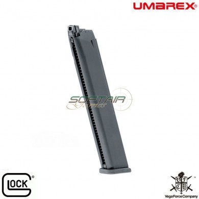 Gas Long Magazine 50bb Black Per Glock 18c Vfc Umarex (um-2.6419.1)