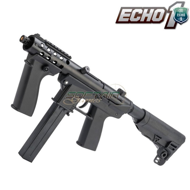 Electric submachine gun gat x black echo1 (e1-212141)