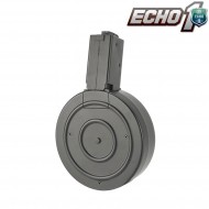 Hi-cap drum magazine black 550bb per smg gat echo1 (e1-310753)