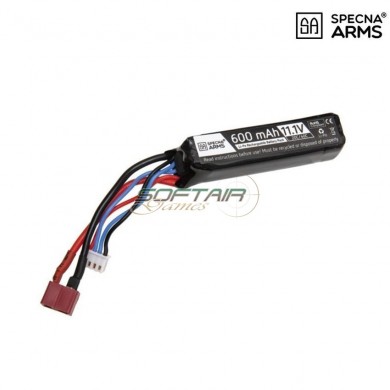 Lipo battery deans connector 11.1v X 600mah 20/40c pdw type specna arms® (spe-06-028188)