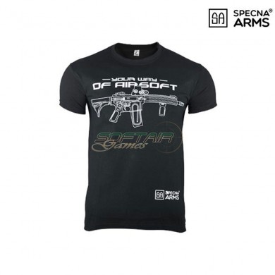 Shirt your way of airsoft 02 black specna arms® (spe-23-025378)