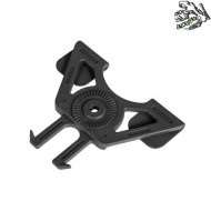 Black adapter molle for holsters frog industries® (fi-025667-bk) Black adapter molle for holsters frog industries® (fi-025667-bk)