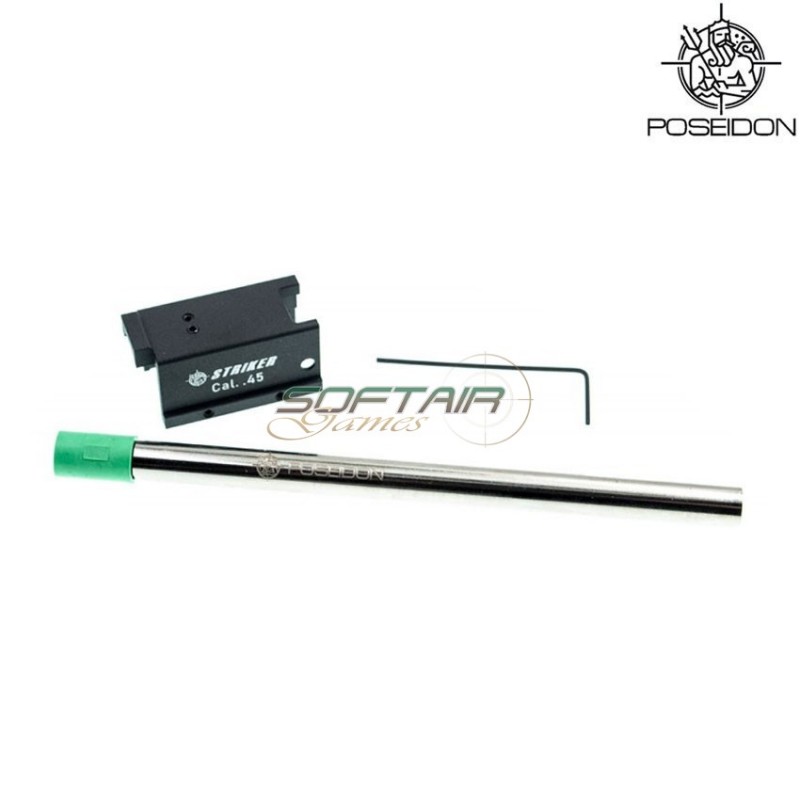 Striker gruppo hop up kit c/air cushion 133mm canna per tm mk23 gbb pistola poseidon (pi-031) Striker gruppo hop up kit c/air cushion 133mm canna per tm mk23 gbb pistola poseidon (pi-031)