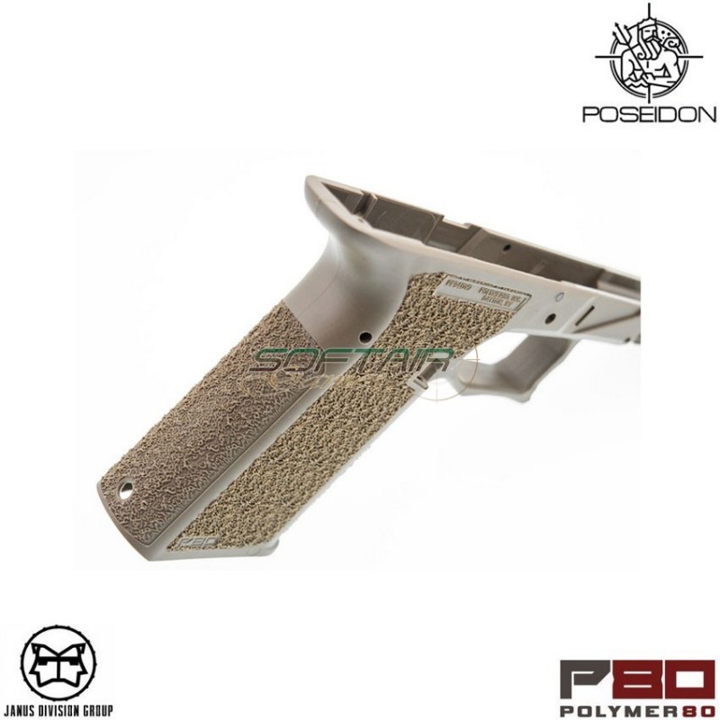 Frame polymer80 gen.3 glock 17 tm/we jdg licensed fde poseidon (ppw-p80frame-fde)