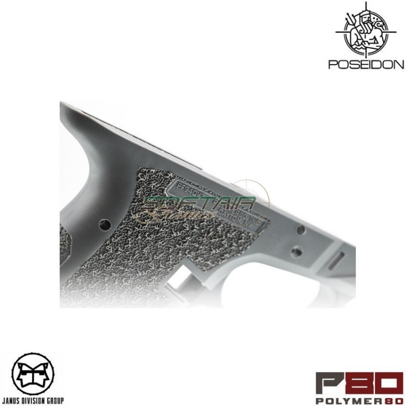 Frame polymer80 gen.3 glock 17 tm/we jdg licensed cobalt gray poseidon (ppw-p80frame-cg)