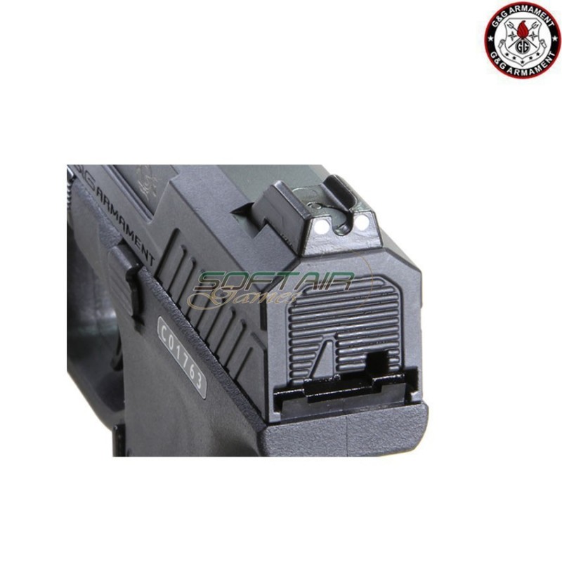 Pistola a gas piranha mki black g&g (gg-pirb)