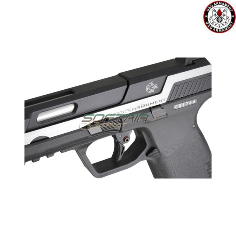 Pistola a gas piranha mki silver g&g (gg-pirs)