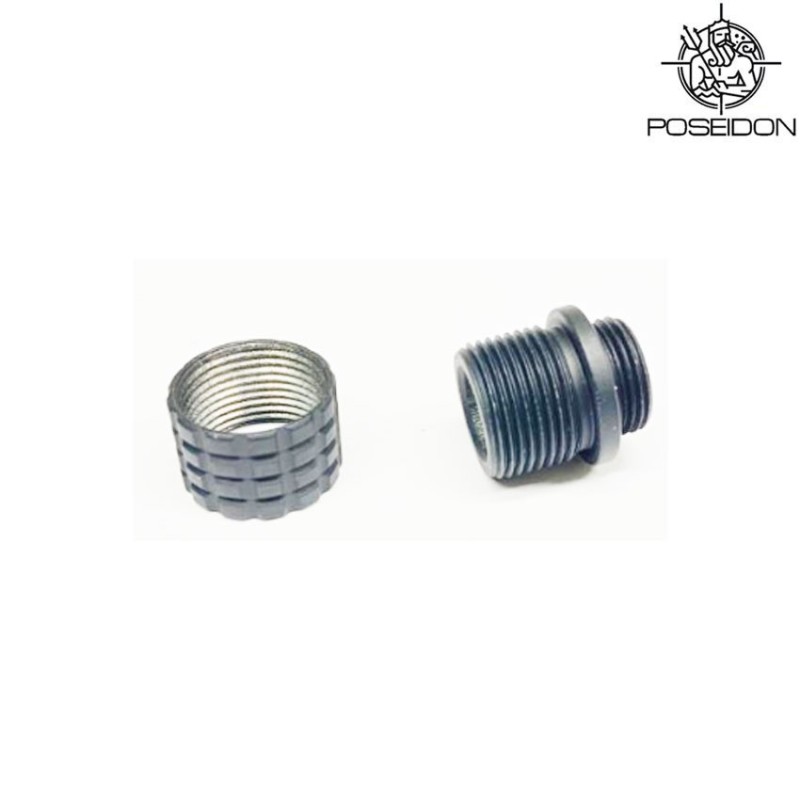 Adattatore & protezione type c 14mm ccw per pistole poseidon (pbw-17ada-c) Adattatore & protezione type c 14mm ccw per pistole poseidon (pbw-17ada-c)