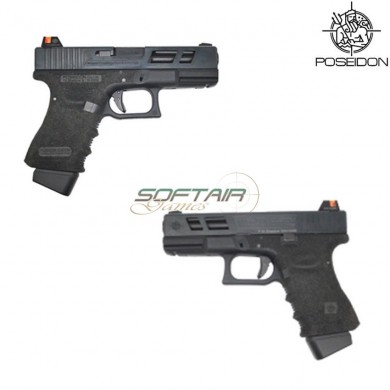 Gas gbb pistol p19 shadow black poseidon (ppw-p19-shadow-bk)