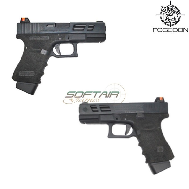 Pistola a gas p19 shadow black poseidon (ppw-p19-shadow-bk)