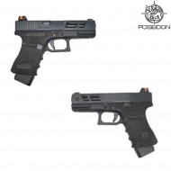 Gas gbb pistol p19 shadow black poseidon (ppw-p19-shadow-bk)
