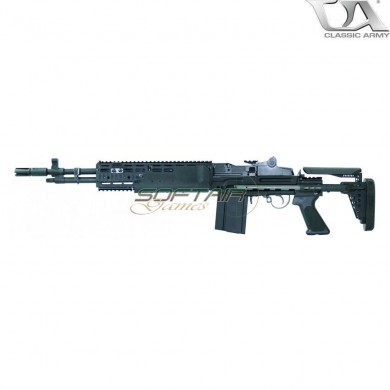 Fucile elettrico m14 scout ebr black classic army (ca-s007m)