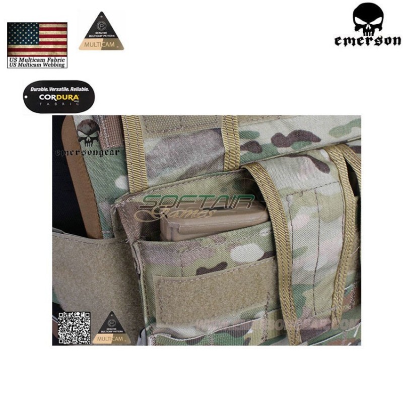 Tactical njpc vest multicam® genuine usa emerson (em7355)