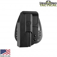 Paddle holster kydex black left glock 17/19/22/23 uncle mike's (uk-54212)