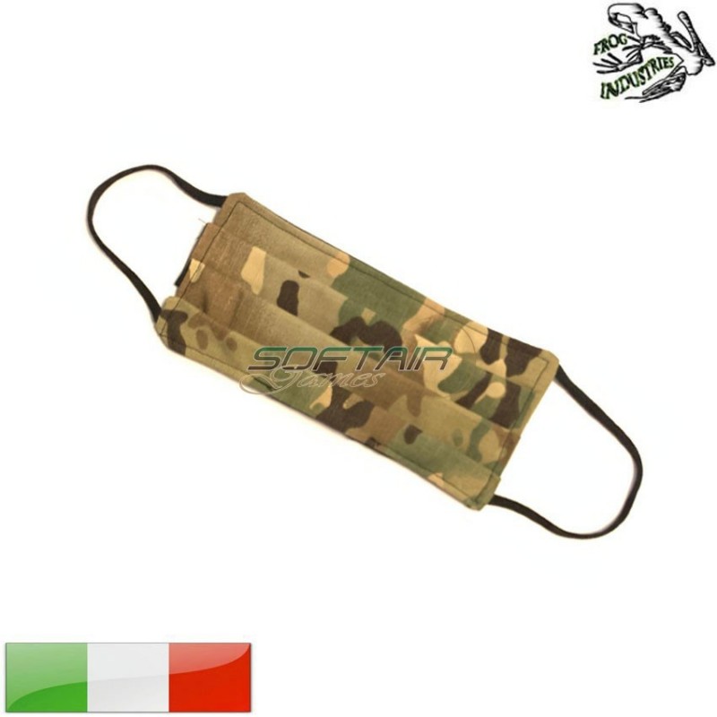 Mascherina portafiltro multicam frog industries® (fi-mask-mc)