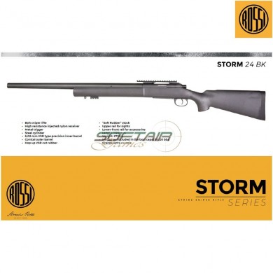 Sniper spring rifle desert storm series 24 black rossi (re-rsm1)