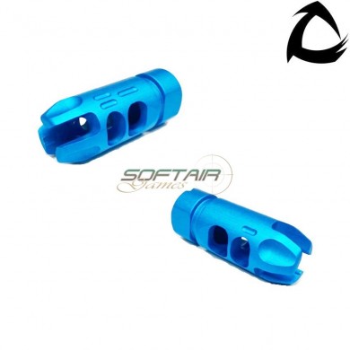 Flash hider ccw vgsm blue 14x1 core airsoft italy (cai-vgsm-ccw-blu)