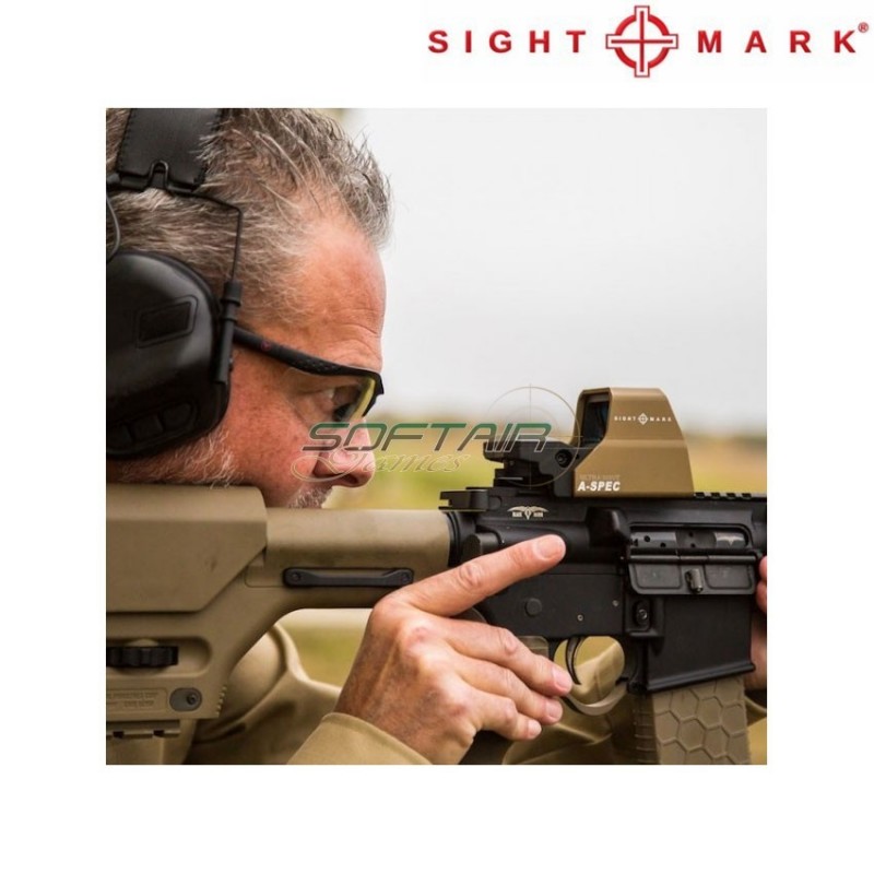 Ultra shot a-spec reflex sight dark earth sightmark (sm-28888)