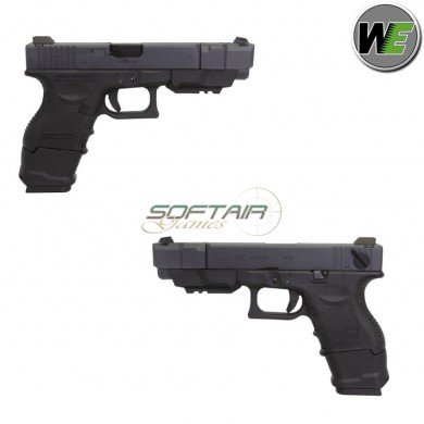 Gas gbb pistol glock 26c advanced black we (we-12621)