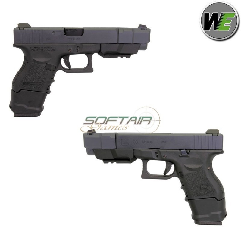 Pistola a gas glock 33 advanced black we (we-12627)