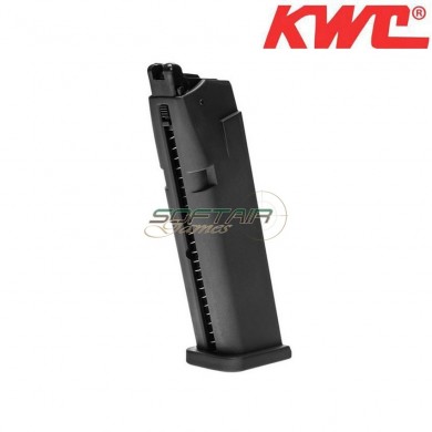 Co2 magazine 17bb black for glock 17 gen.4 umarex kwc (kwc-23374)