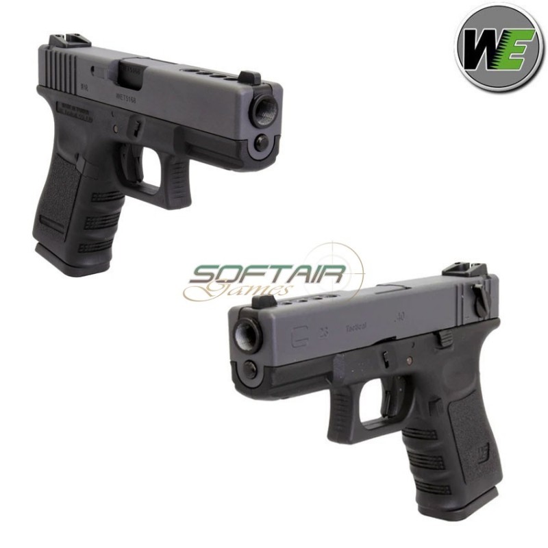 Pistola a gas glock 23 gen.3 black we (we-8688)
