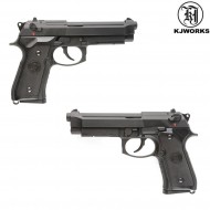 Gbb Pistol M9a1 Beretta Blowback Black Kjworks (kjw-010348)