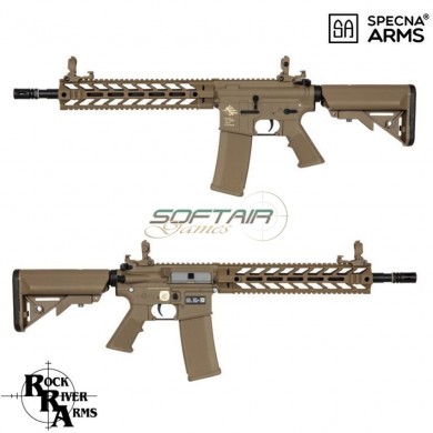 Fucile Elettrico Sa-c15 R.r.a. Logo Assault Replica M4 Shark LC Dark Earth Core™ Specna Arms® (spe-01-024043)