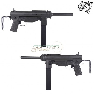 Electric rifle grease gun a1 smg black snow wolf (sw-010174)