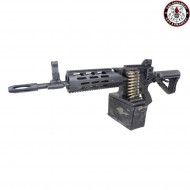 Machine Gun Lmg Cm16 Stealth G&g (gg-cm16lmgs) Machine Gun Lmg Cm16 Stealth G&g (gg-cm16lmgs)