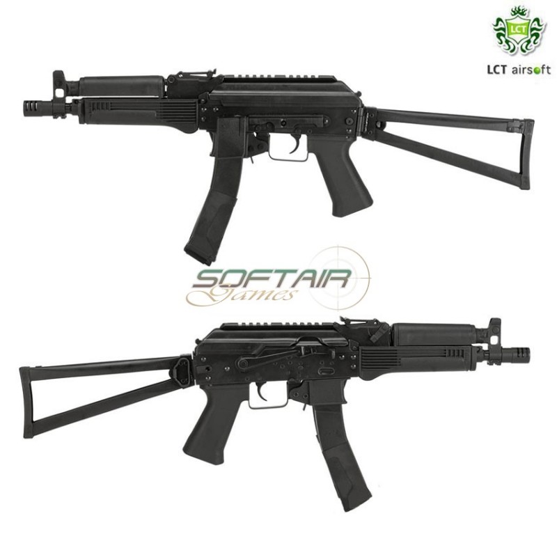 Electric rifle pp-19 vityaz full metal black lct (lct-010638)
