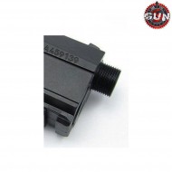 Adattatore silenziatore black per pistole asg gun five (gf-908-bk)