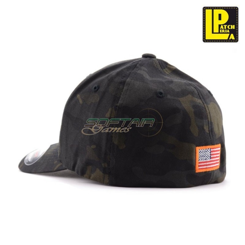 Cappello flexfit® multicam black® bravo seal team patcheria (lp-capbtsmbc) Cappello flexfit® multicam black® bravo seal team patcheria (lp-capbtsmbc)