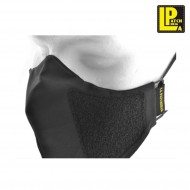 Men's black face mask with velcro patcheria (lp-fm002) Men's black face mask with velcro patcheria (lp-fm002)