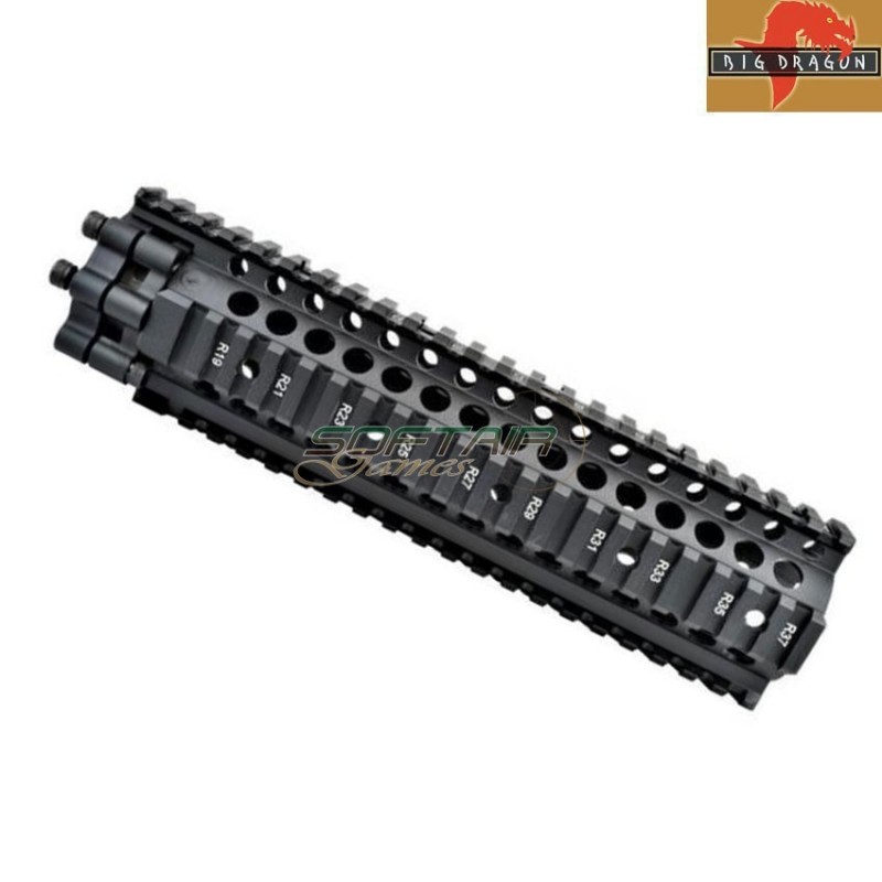 Rail lite 9" black dd style big dragon (bd-0298)