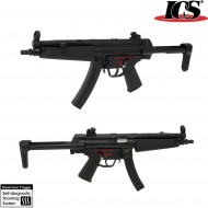 Electric rifle ces-p mp5 mx5-p a5 s3 calcio retrattile black ics (ics-211s3)