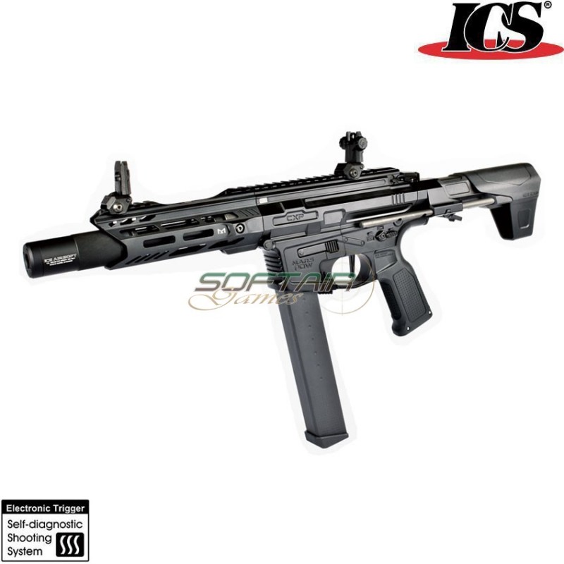 Fucile elettrico ebb cxp mars pdw9 s3 black ics (ics-420s3)