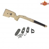Set calcio mlc-s1 tan rifle per fucile a molla vsr maple leaf (ml-mlc-s1tn) Set calcio mlc-s1 tan rifle per fucile a molla vsr maple leaf (ml-mlc-s1tn)