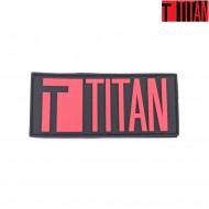Patch pvc velcro titan power (ttp-1088)