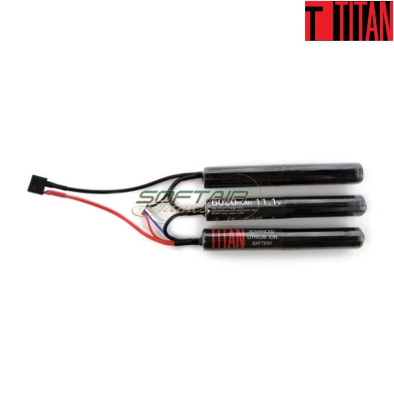 Batteria li-ion 6000mAh 11.1v Crane Nunchuck T-Plug Deans titan power (ttp-1190) Batteria li-ion 6000mAh 11.1v Crane Nunchuck T-Plug Deans titan power (ttp-1190)