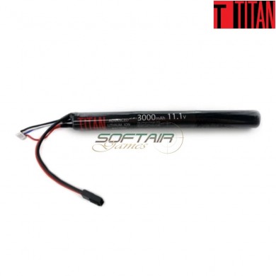 Batteria li-ion 3000mAh 11.1v Stick Tamiya titan power (ttp-1142)